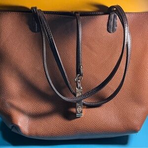 Brown Leather Tote Bag